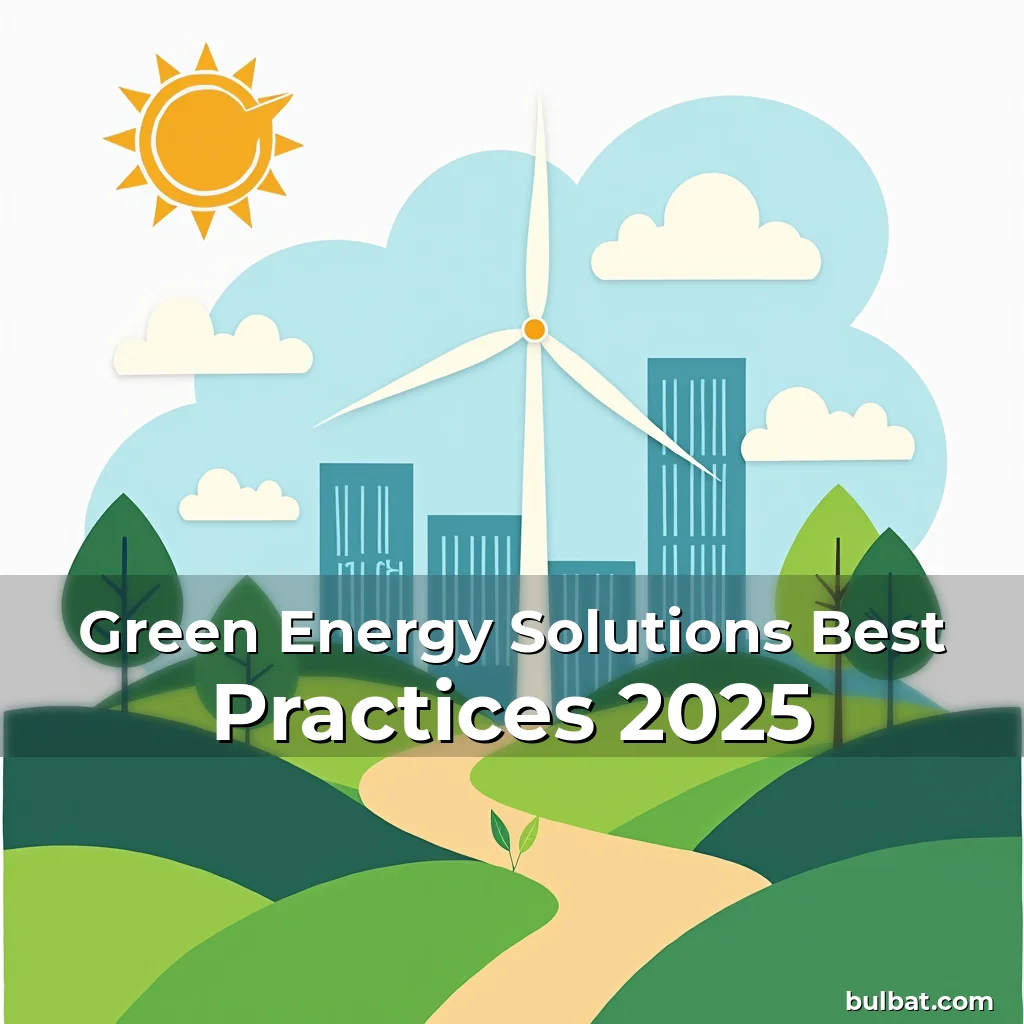 You are currently viewing Green Energy Solutions Best Practices 2025