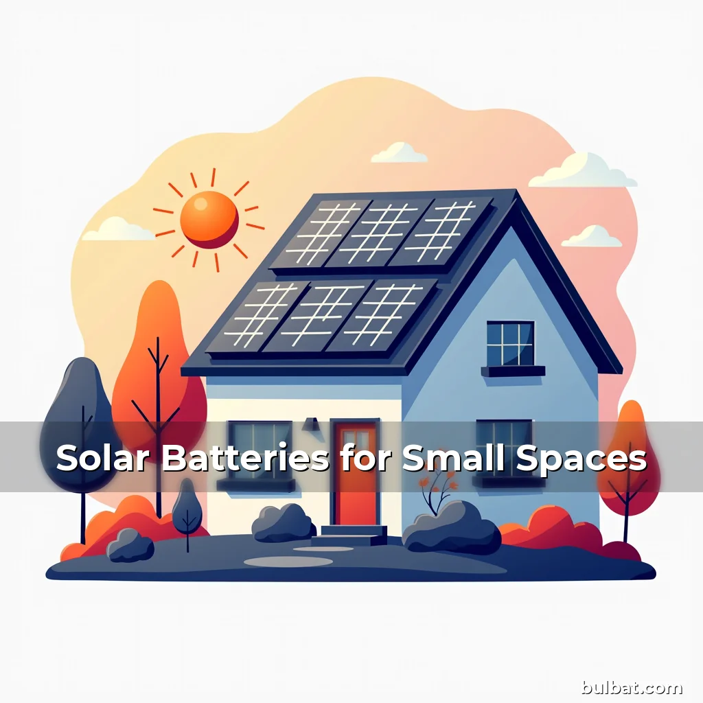 You are currently viewing Solar Batteries for Small Spaces