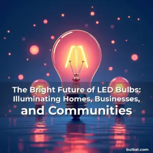 Read more about the article The Bright Future of LED Bulbs: Illuminating Homes, Businesses, and Communities