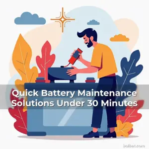 Read more about the article Quick Battery Maintenance Solutions Under 30 Minutes