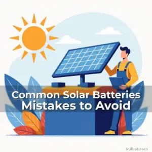 Read more about the article Common Solar Batteries Mistakes to Avoid