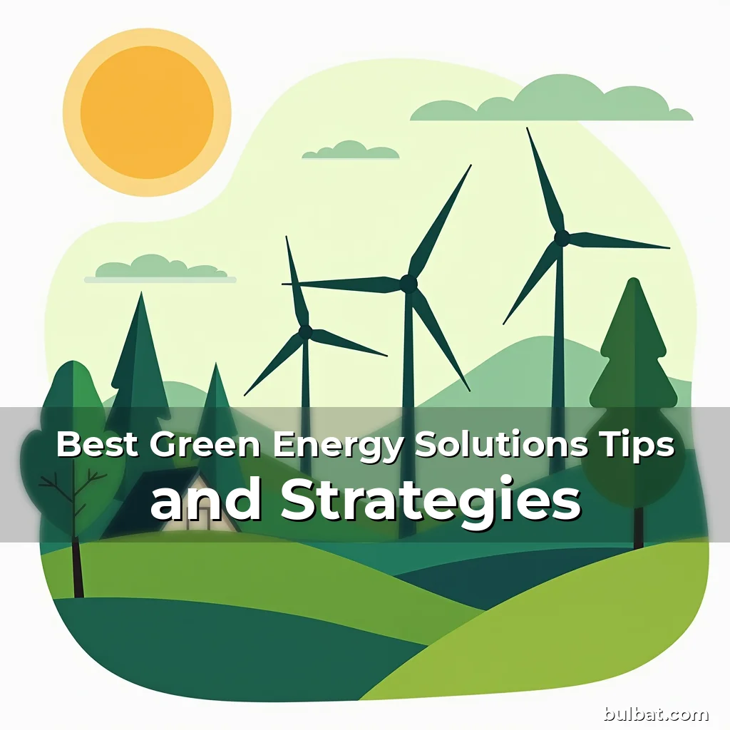 You are currently viewing Best Green Energy Solutions Tips and Strategies