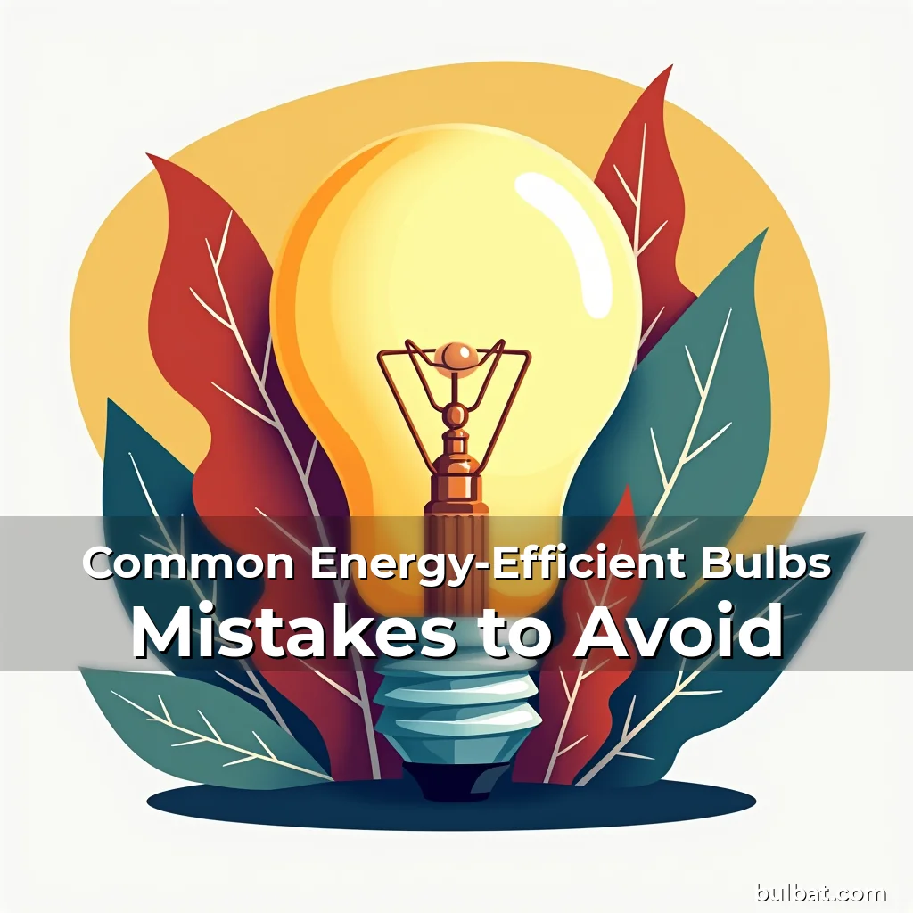 Read more about the article Common Energy-Efficient Bulbs Mistakes to Avoid