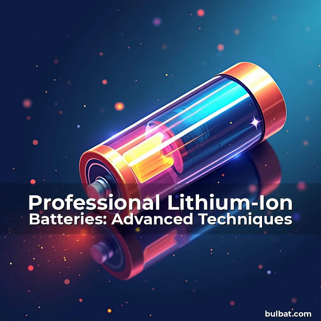 Read more about the article Professional Lithium-Ion Batteries: Advanced Techniques