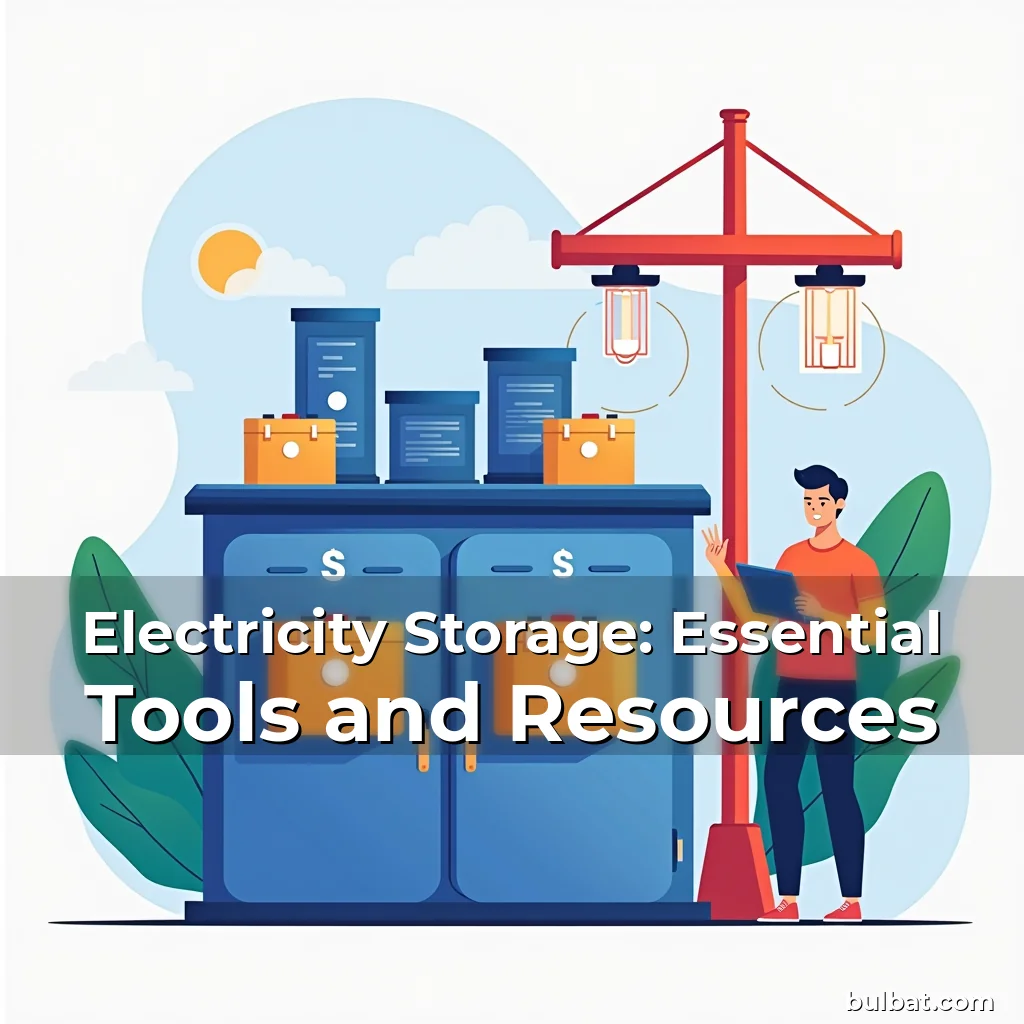 Read more about the article Electricity Storage: Essential Tools and Resources