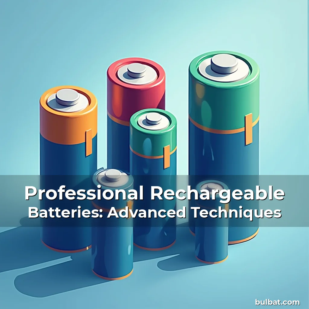 You are currently viewing Professional Rechargeable Batteries: Advanced Techniques