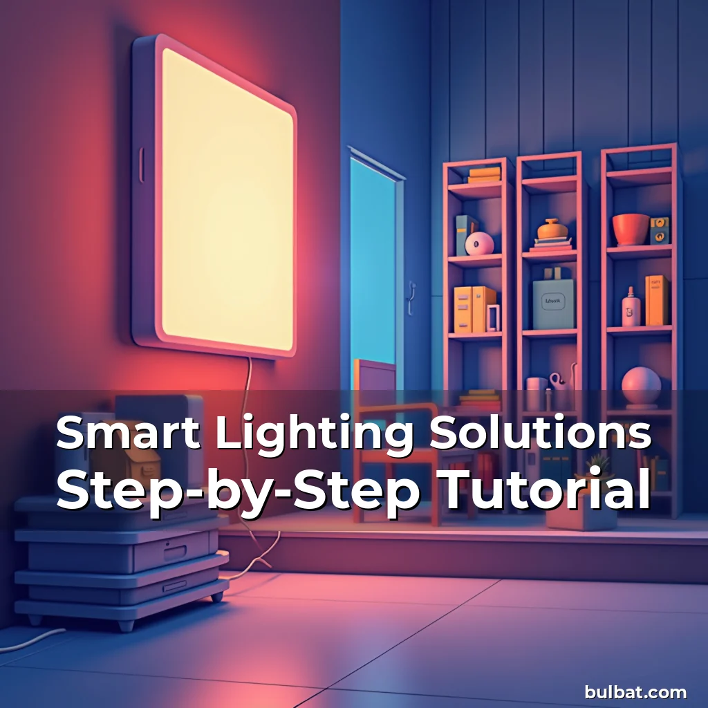 Smart Lighting Solutions Step-by-Step Tutorial