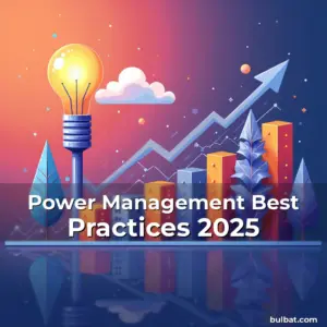 Artistic representation for Power Management Best Practices 2025