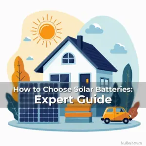 Read more about the article How to Choose Solar Batteries: Expert Guide