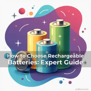 Artistic representation for How to Choose Rechargeable Batteries: Expert Guide