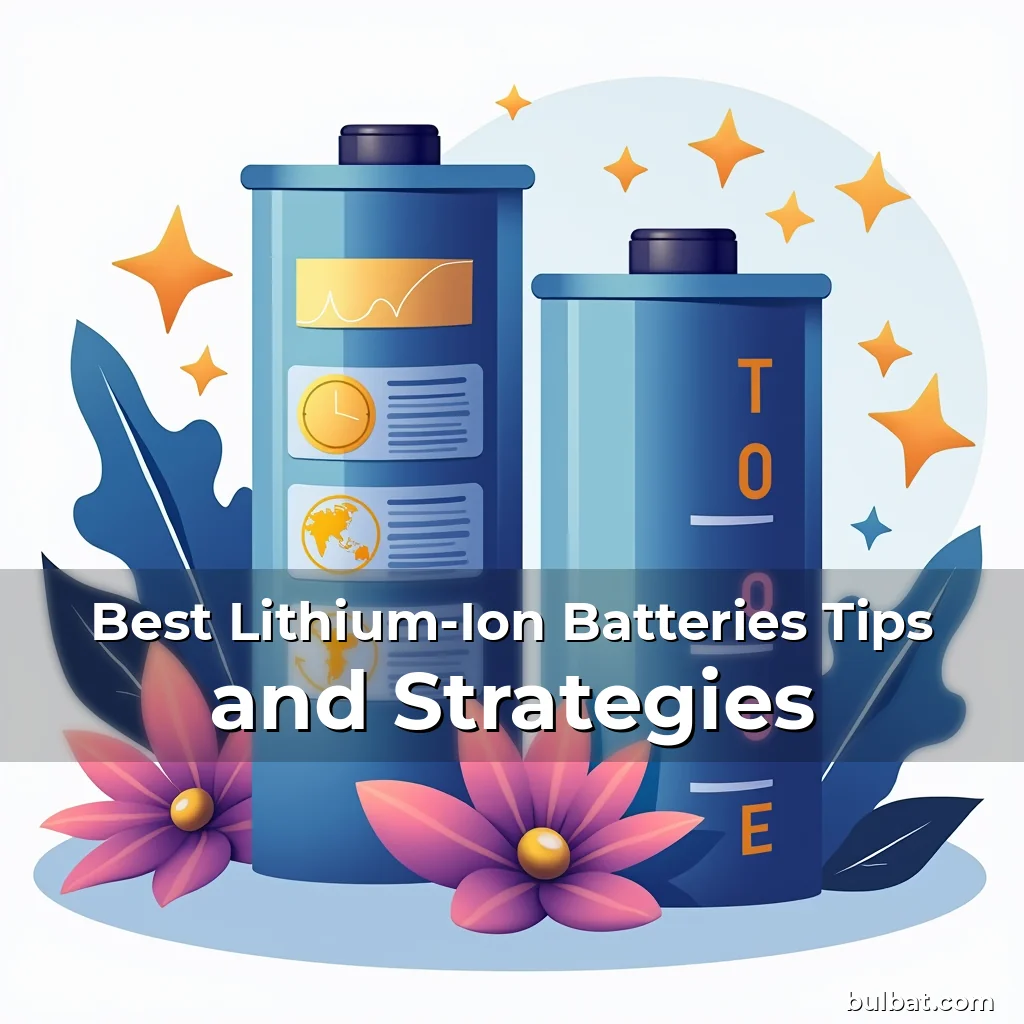 Read more about the article Best Lithium-Ion Batteries Tips and Strategies