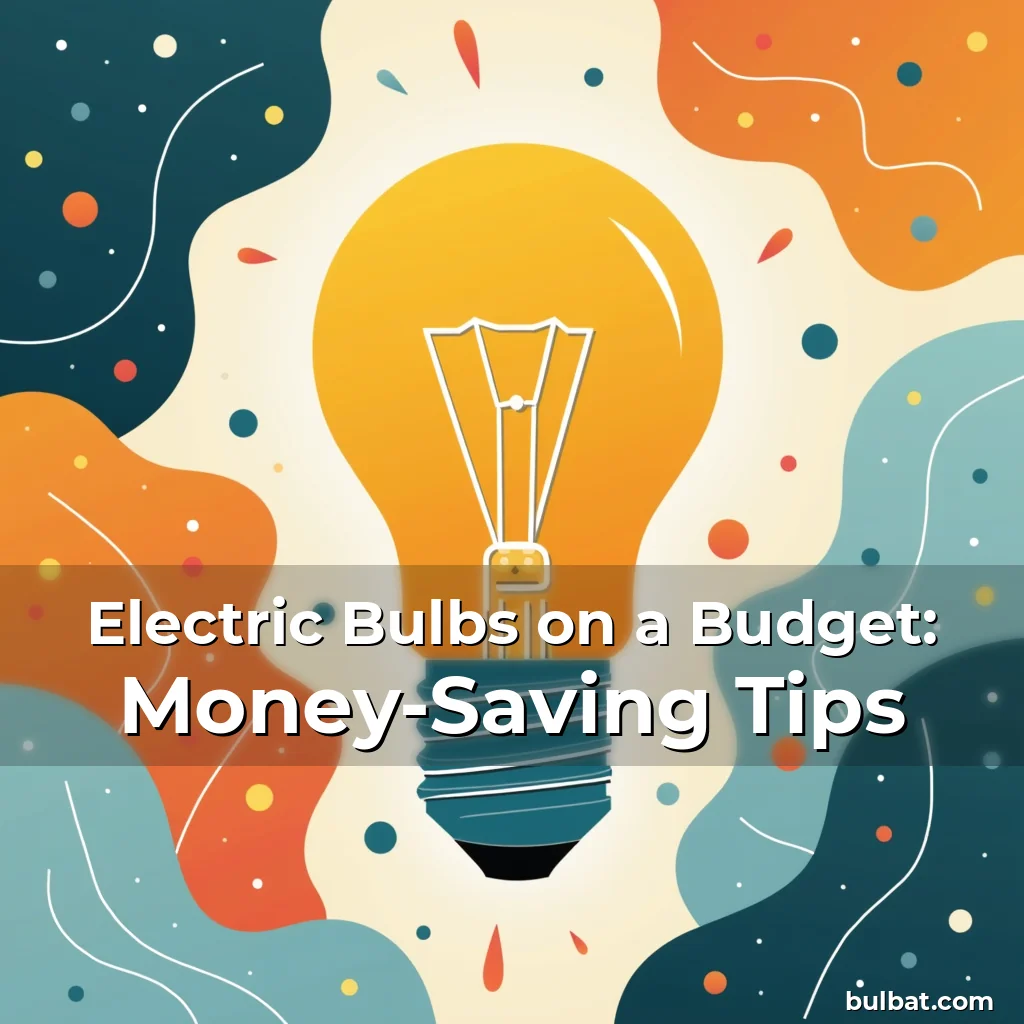 Electric Bulbs on a Budget: Money-Saving Tips