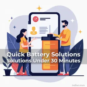 Read more about the article Quick Battery Solutions Solutions Under 30 Minutes