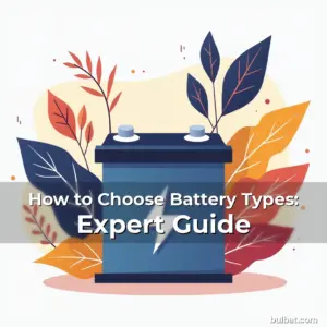 Artistic representation for How to Choose Battery Types: Expert Guide